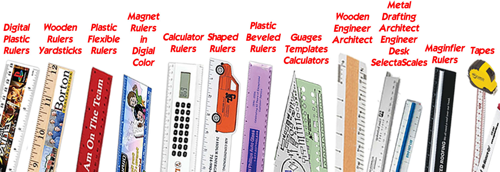 custom printed rulers