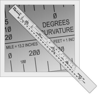 18 inch custom ruler 
